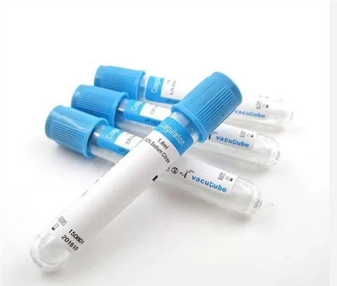 لوله انعقادی آبی یکبار مصرف 1.8-9 میلی لیتری وکیوم Blood Collection از سازنده چین