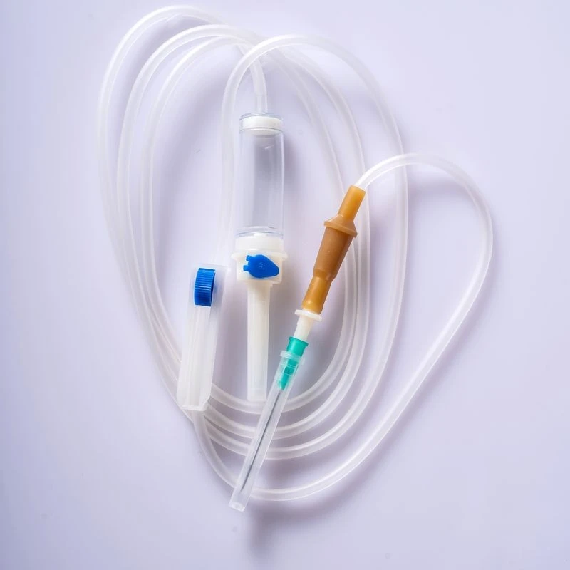 Infusion Set With IV Fluid Flow Regulator